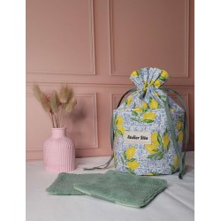 Pochon rond à liens...