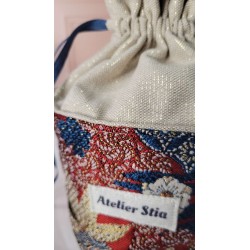 Pochon rond à liens...